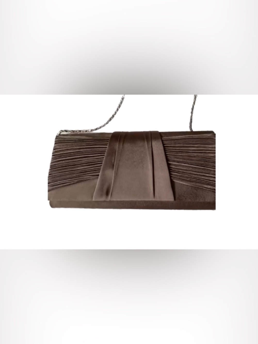 NWT Womens elegant satin clutch bag